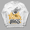 Jordan 12 Retro Black Taxi DopeSkill Long Sleeve T-Shirt Juneteenth 1865 Graphic Streetwear - White