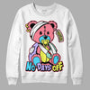 Candy Easter Dunk Low DopeSkill Sweatshirt Hurt Bear Graphic - White 