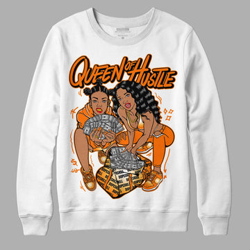 Wmns Dunk Low 'Magma Orange DopeSkill Sweatshirt Queen Of Hustle Graphic Streetwear - White