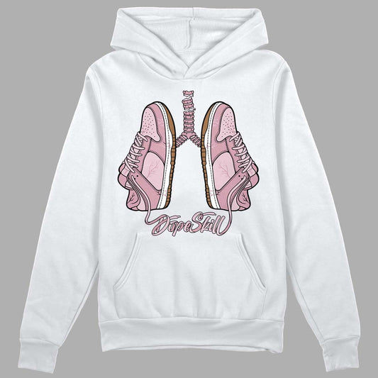 Dunk Low Teddy Bear Pink DopeSkill Hoodie Sweatshirt Breathe Graphic - White 