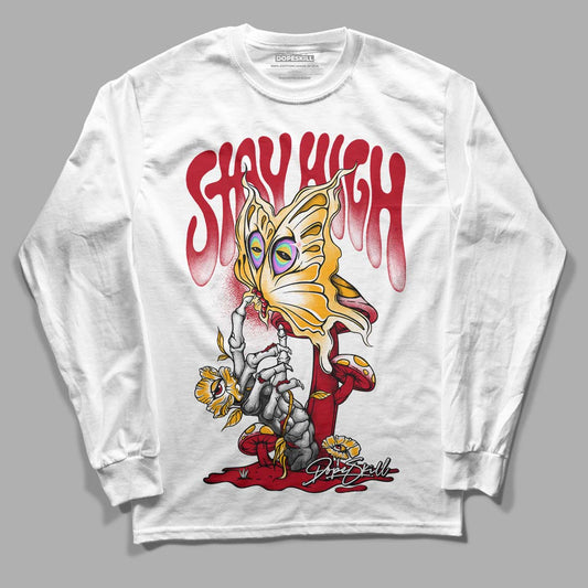 Cardinal 7s DopeSkill Long Sleeve T-Shirt Stay High Graphic - White 