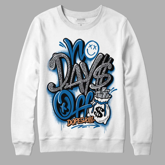 Jordan 3 Retro Wizards DopeSkill Sweatshirt No Days Off Graphic Streetwear - White