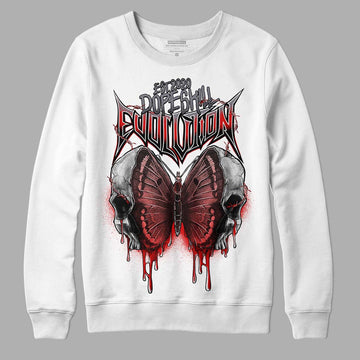 Gym Red 9s DopeSkill Sweatshirt DopeSkill Evolution Graphic - White 