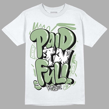 Seafoam 4s DopeSkill T-Shirt New Paid In Full Graphic - White 