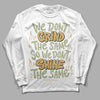 Jordan 5 Jade Horizon DopeSkill Long Sleeve T-Shirt Grind Shine Graphic Streetwear - White 