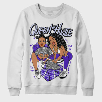 Dark Concord 5s Retro DopeSkill Sweatshirt Queen Of Hustle Graphic