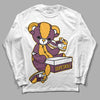 Brotherhood 1s High OG DopeSkill Long Sleeve T-Shirt Sneakerhead BEAR Graphic - White