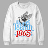 Travis Scott x Jordan 4 Retro 'Cactus Jack' DopeSkill Sweatshirt Juneteenth 1865 Graphic Streetwear - White