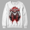 Cherry 11s DopeSkill Sweatshirt DopeSkill Evolution Graphic - White