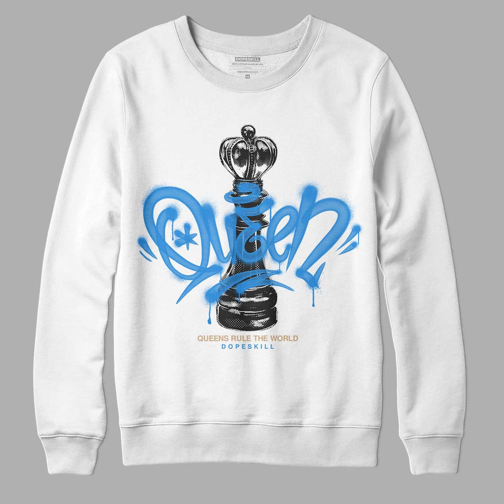 Dunk Low Pro SB Homer DopeSkill Sweatshirt Queen Chess Graphic Streetwear - White