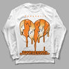 Wmns Dunk Low 'Magma Orange DopeSkill Long Sleeve T-Shirt Juneteenth Heart Graphic Streetwear - White