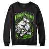 Neon Green Collection DopeSkill Sweatshirt Money On My Mind Graphic - Black