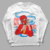 Fruity Pebbles Dunks DopeSkill Long Sleeve T-Shirt Money Is The Motive Graphic - White