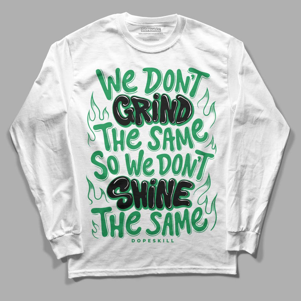 Jordan 6 Rings "Lucky Green" DopeSkill Long Sleeve T-Shirt Grind Shine Graphic Streetwear - White