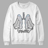 Jordan 11 Retro Low Cement Grey DopeSkill Sweatshirt Breathe Graphic Streetwear - White 