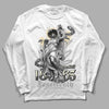 Jordan 4 Retro SE Craft Photon Dust DopeSkill Long Sleeve T-Shirt Juneteenth  Graphic Streetwear  - White 