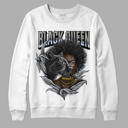 Jordan 6 Retro Cool Grey DopeSkill Sweatshirt New Black Queen Graphic Streetwear - White 