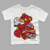 Cardinal 7s DopeSkill Toddler Kids T-shirt Bear Steals Sneaker Graphic - White 