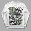 Jordan 4 Retro “Seafoam” DopeSkill Long Sleeve T-Shirt Don't Quit Graphic Streetwear  - White