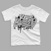 Black Metallic Chrome 6s DopeSkill Toddler Kids T-shirt Rare Breed Graphic - White