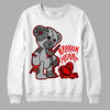 Jordan 5 Retro P51 Camo DopeSkill Sweatshirt Broken Heart Graphic Streetwear - White 