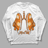 Wmns Dunk Low 'Magma Orange DopeSkill Long Sleeve T-Shirt Breathe Graphic Streetwear - White