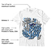 AJ 6 University Blue DopeSkill T-Shirt Boss Lady Graphic