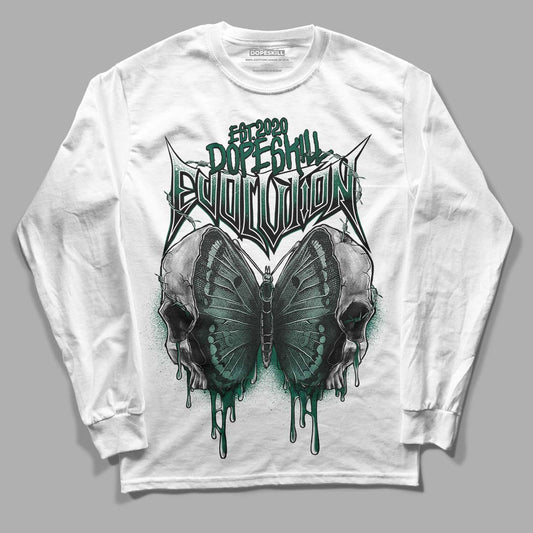 Lottery Pack Malachite Green Dunk Low DopeSkill Long Sleeve T-Shirt DopeSkill Evolution Graphic - White