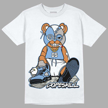 Jordan 5 Retro University Blue DopeSkill T-Shirt Greatest Graphic Streetwear - White