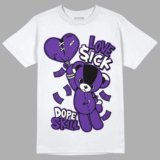 PURPLE Collection DopeSkill T-Shirt Love Sick Graphic - White 