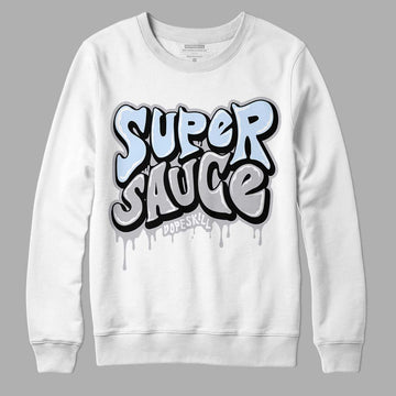 Jordan 11 Retro Low Cement Grey DopeSkill Sweatshirt Super Sauce Graphic Streetwear - White