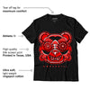 AJ 9 Chile Red DopeSkill T-Shirt Robo Bear Graphic