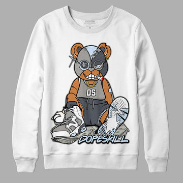 Jordan 6 Retro Cool Grey DopeSkill Sweatshirt Greatest  Graphic Streetwear - White 