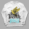 Jordan 5 Aqua DopeSkill Long Sleeve T-Shirt Juneteenth 1865 Graphic Streetwear - White