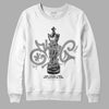 Jordan 1 High OG WMNS Twist 2.0 DopeSkill Sweatshirt King Chess Graphic Streetwear - White