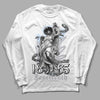 Jordan 11 Retro Low Cement Grey DopeSkill Long Sleeve T-Shirt Juneteenth Graphic Streetwear - White