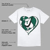 Lottery Pack Malachite Green Dunk Low DopeSkill T-Shirt Heart AJ Graphic