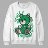 Jordan 2 Retro Lucky Green DopeSkill Sweatshirt BEAN Graphic Streetwear - White 