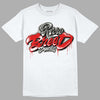 Fire Red 3s DopeSkill T-Shirt Rare Breed Type Graphic - White 