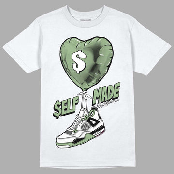 Seafoam 4s DopeSkill T-Shirt Self Made Graphic - White 