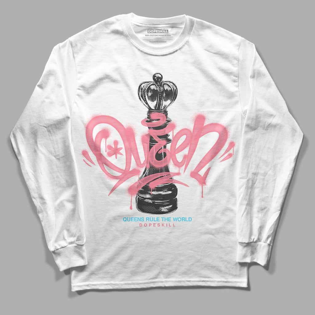 Dunk Low Candy Easter DopeSkill Long Sleeve T-Shirt Queen Chess Graphic Streetwear - White