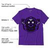 AJ 13 Court Purple DopeSkill Purple T-shirt Monk Graphic