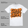 Orange Black White DopeSkill T-Shirt Super Sauce Graphic