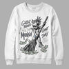 Jordan 6 Retro Cool Grey DopeSkill Sweatshirt Gettin Bored With This Money Graphic Streetwear - White 