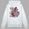 Dunk Low Night Maroon and Medium Soft Pink DopeSkill Hoodie Sweatshirt Talk Is Chip Graphic Streetwear - White 