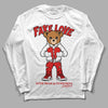 Jordan 12 Retro ‘Gym Red’ DopeSkill Long Sleeve T-Shirt Fake Love Graphic Streetwear - White 