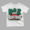 Gorge Green 1s DopeSkill Toddler Kids T-shirt Homie Don't Play That Graphic - White 