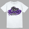 Dark Iris 3s DopeSkill T-Shirt Rare Breed Type Graphic - White