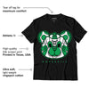 AJ 13 Lucky Green DopeSkill T-Shirt SNK Bear Graphic