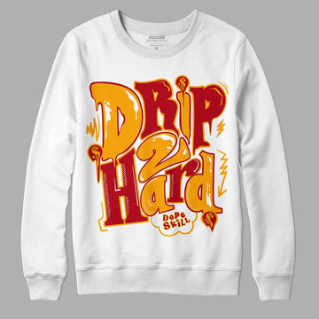 Cardinal 7s DopeSkill Sweatshirt Drip Too Hard Graphic - White 